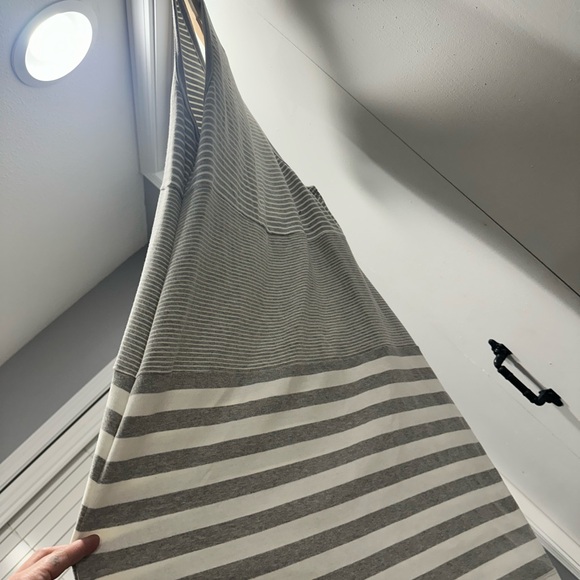 Doe & Rae Gray Striped Dress - Picture 3 of 16